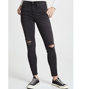 Madewell 9" High Riser Skinny Skinny Black 29TL